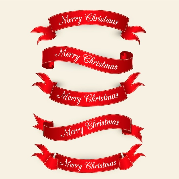 Elegante colección roja de navidad.