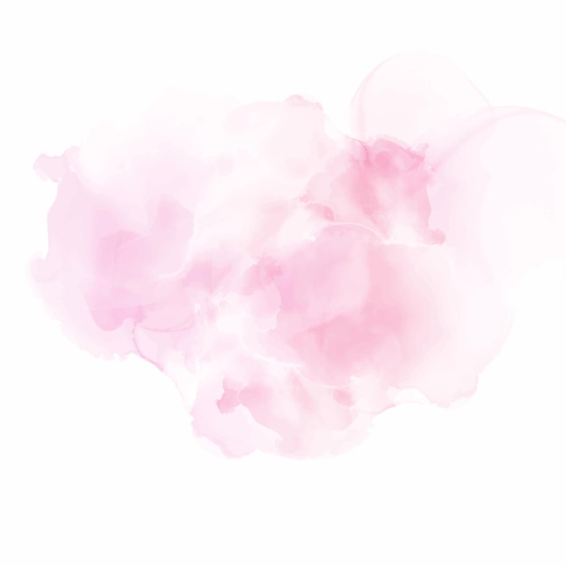 Elegante diseño de acuarela rosa pastel pintado a mano