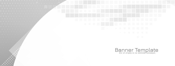 Vector gratuito elegante diseño de banner de negocios geométricos de color gris elegante