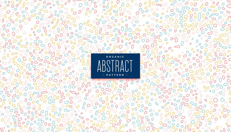 Vector gratuito elegante diseño de banner de patrón de malla orgánica abstracta