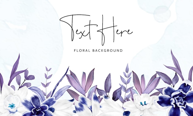 Vector gratuito elegante diseño de fondo floral dibujado a mano