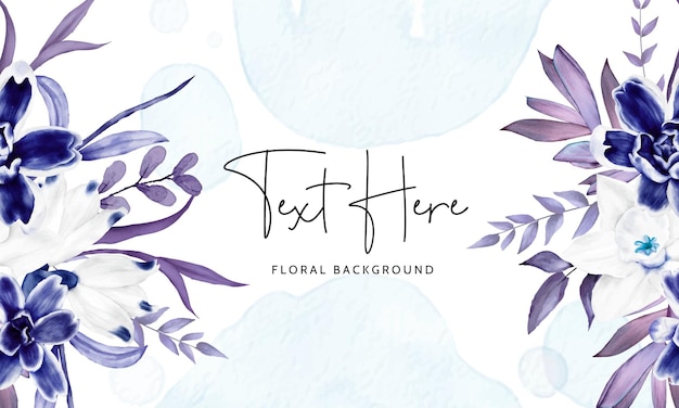 Vector gratuito elegante diseño de fondo floral dibujado a mano