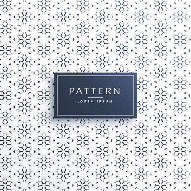 elegante diseño de fondo de patrón de flor de línea