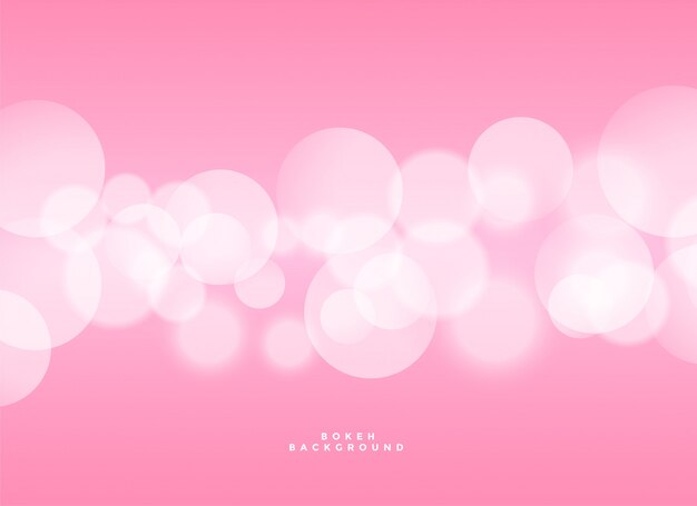 elegante diseño de fondo rosa bokeh