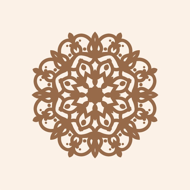 Vector gratuito elegante diseño de mandala étnico hermoso fondo