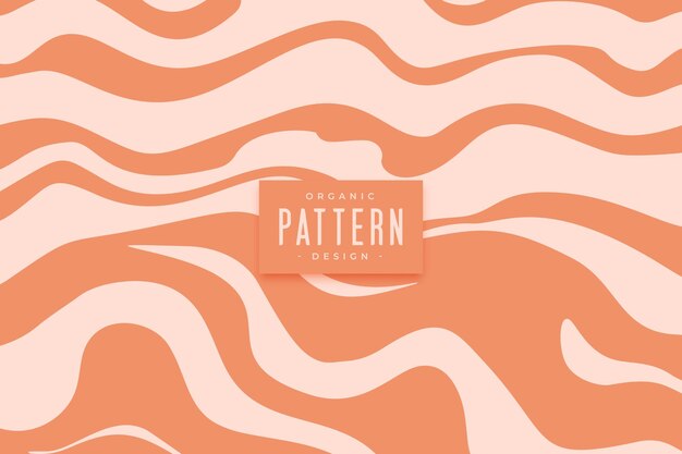elegante diseño de telón de fondo de patrón orgánico ondulado