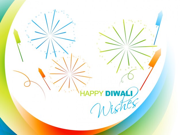 elegante diwali saludo