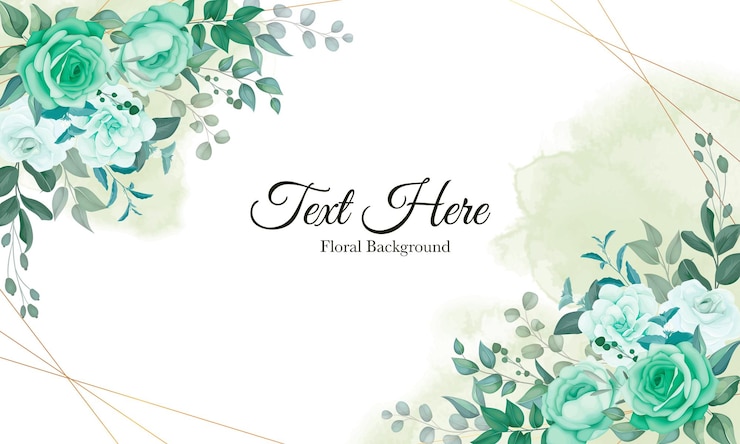 Vector gratuito elegante floral con flores suaves