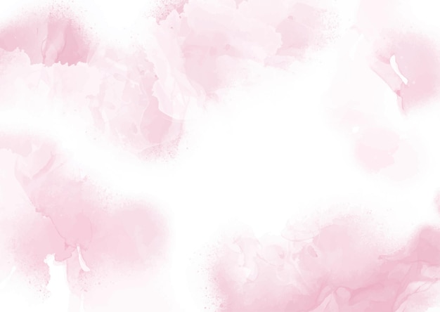 Vector gratuito elegante fondo de acuarela pintado a mano rosa pastel
