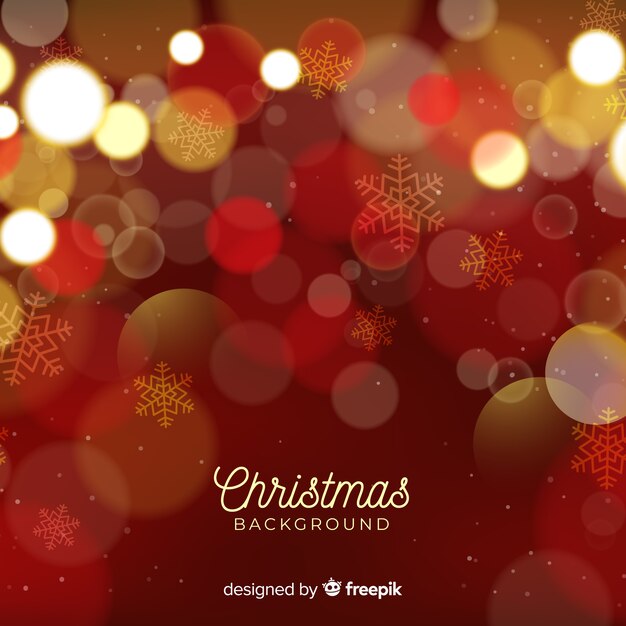 Elegante fondo borroso de Navidad