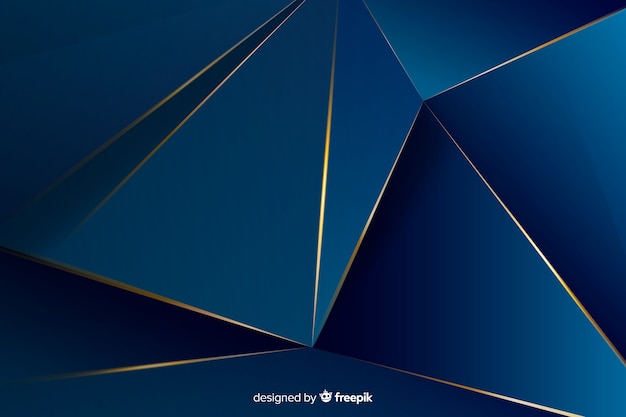 Elegante fondo decorativo poligonal oscuro
