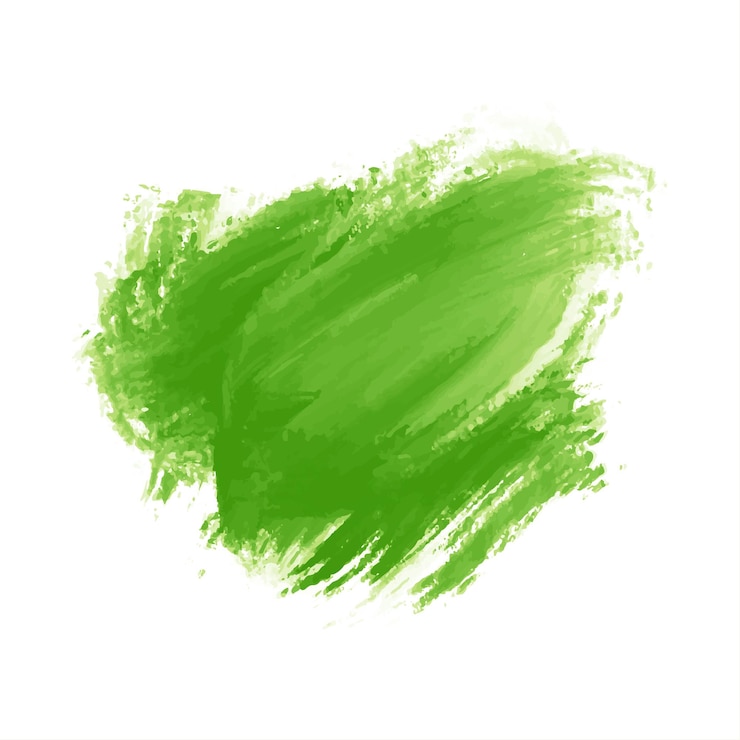 Vector gratuito elegante fondo de diseño de pincel de acuarela verde