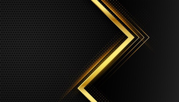 Elegante fondo hermoso de líneas negras y doradas