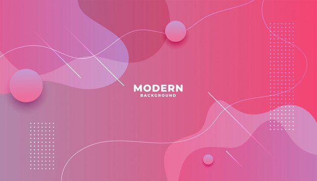 Elegante fondo moderno degradado fluido tono rosa