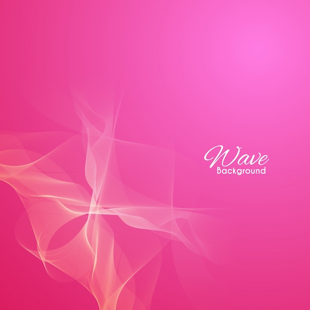 Elegante fondo ondulado de color rosa