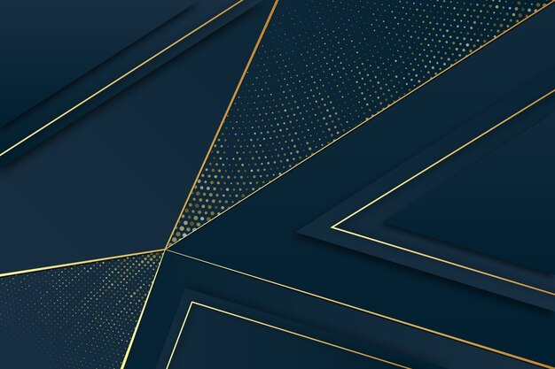 Elegante fondo oscuro con detalles dorados