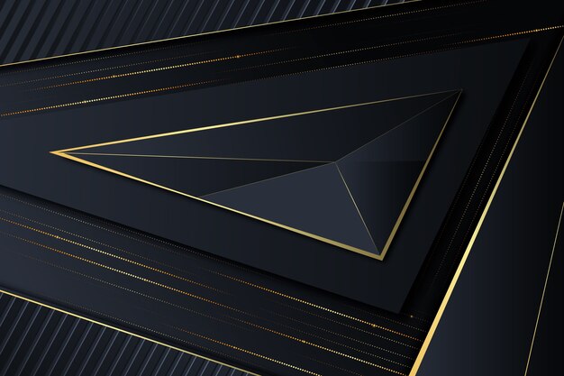 Elegante fondo oscuro con detalles dorados