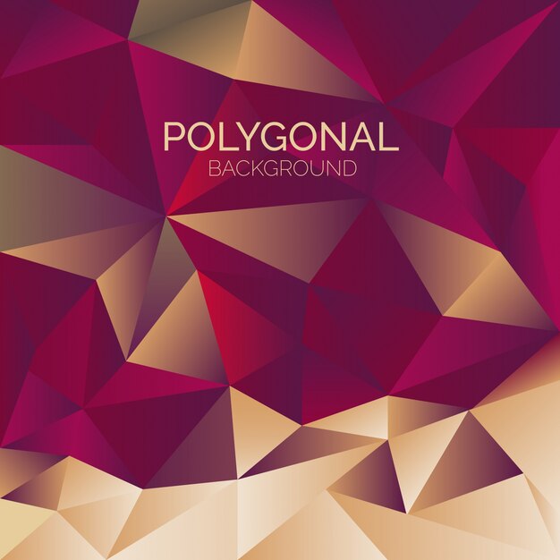 Elegante fondo poligonal