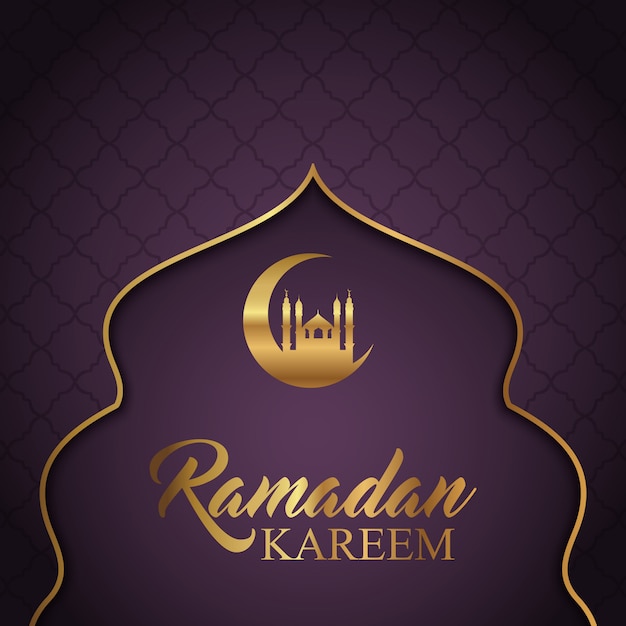 Elegante fondo de Ramadan Kareem