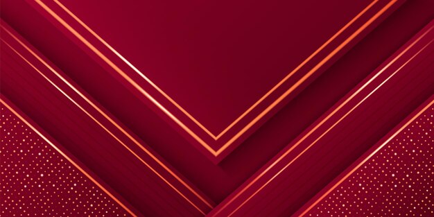 Elegante fondo rojo para el diseño de premios de lujo