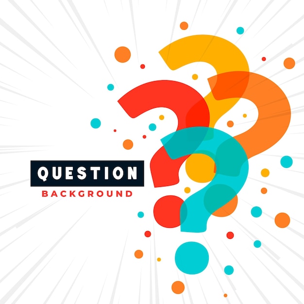 elegante fondo de signo de interrogación resuelve el misterio o la confusión vector