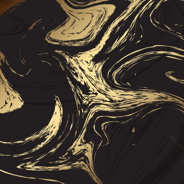 Elegante fondo con textura de mármol negro y oro