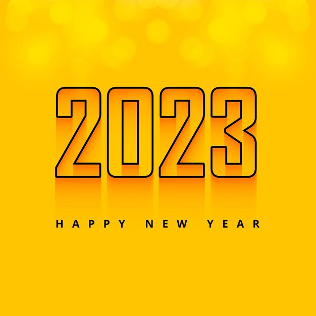 Elegante fondo de vacaciones de tarjeta de celebración 2023