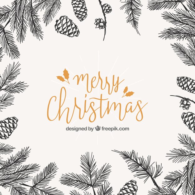 Elegante lettering navideño