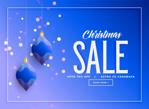 Elegante navidad colgando bolas venta fondo