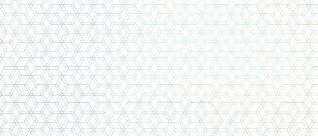 Elegante patrón de línea hexagonal