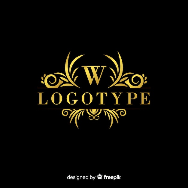 Elegante plantilla de logotipo ornamental