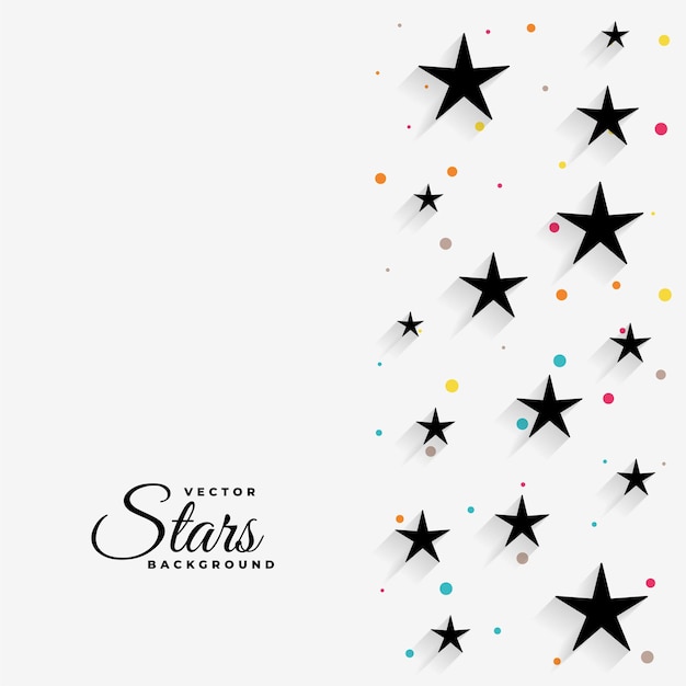 y elegante y simple estrellas brillantes vector de diseño de fondo