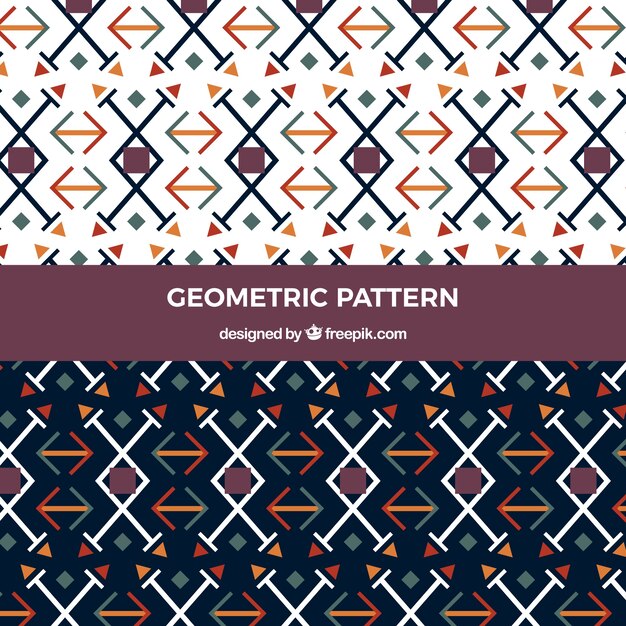 Elegantes patrones de formas geométricas 