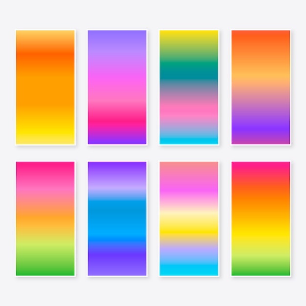 Elemento del conjunto de colores de gradiente