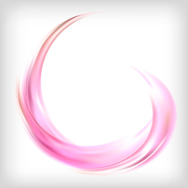 Elemento de diseño abstracto en rosa