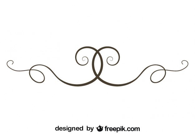 Vector gratuito elemento de diseño para dividir texto