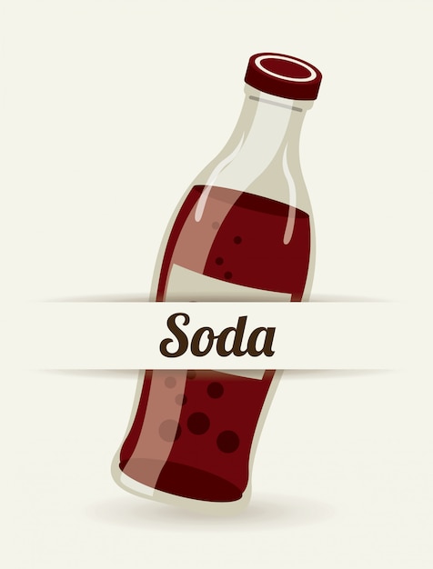 Vector gratuito elemento simple de soda