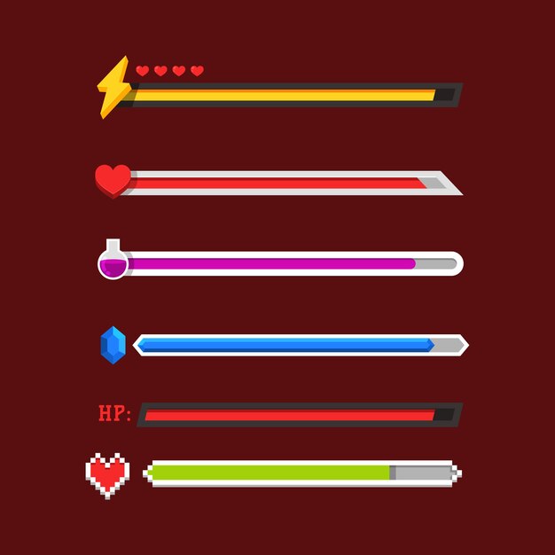 Elemento de videojuego dibujado a mano
