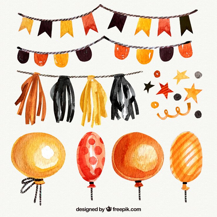 Vector gratuito elementos para celebrar halloween
