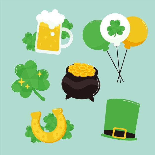 Elementos del día de san patricio