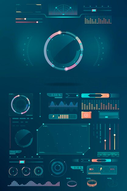Elementos de diseño de interfaz de tecnología