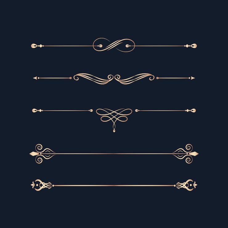 Vector gratuito elementos de diseño de remolino vintage