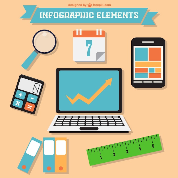 Elementos gráficos de infografías