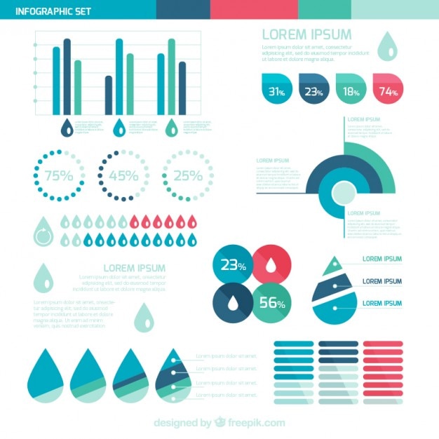 Vector gratuito elementos de infografía