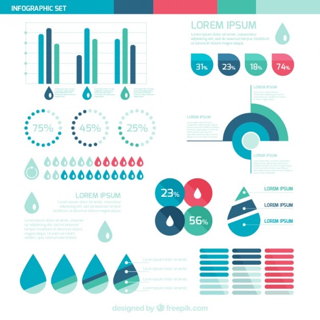 Vector gratuito elementos infográficos