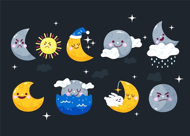 Elementos de previsión meteorológica plana