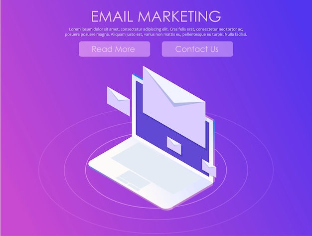 Email marketing banner