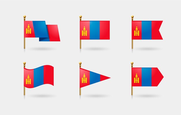 Emblemas nacionales realistas de mongolia