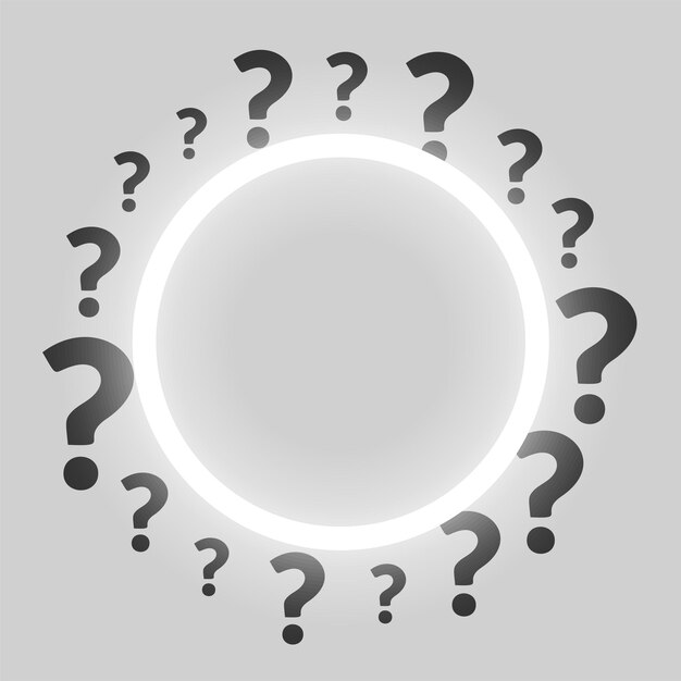 Encuentra tu camino un fondo de signo de interrogación para consejos y cuestionarios