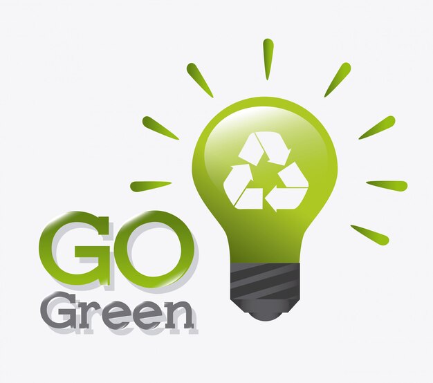 Energía verde y ecología.
